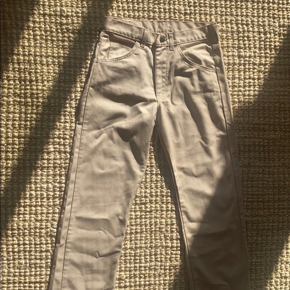 Vintage cream Lee boot cut jean - Picture 3 of 4